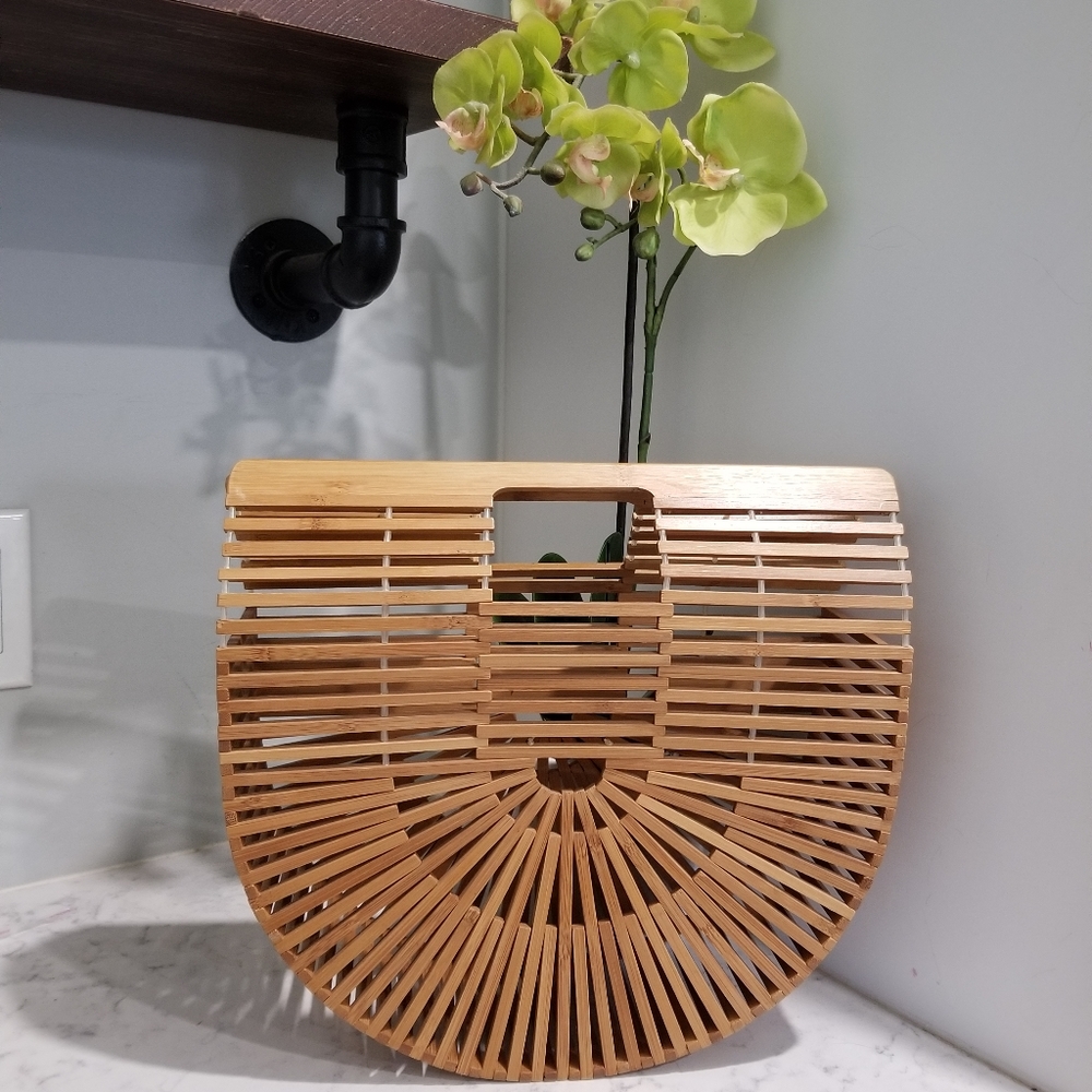 👜CULT GAIA LOOK ALIKE BAMBOO ARK BAG